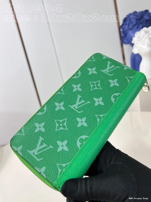 AAA Pruses Bags VUITTON ZIPPY LOUIS WALLET-10*20*2 cm 0819